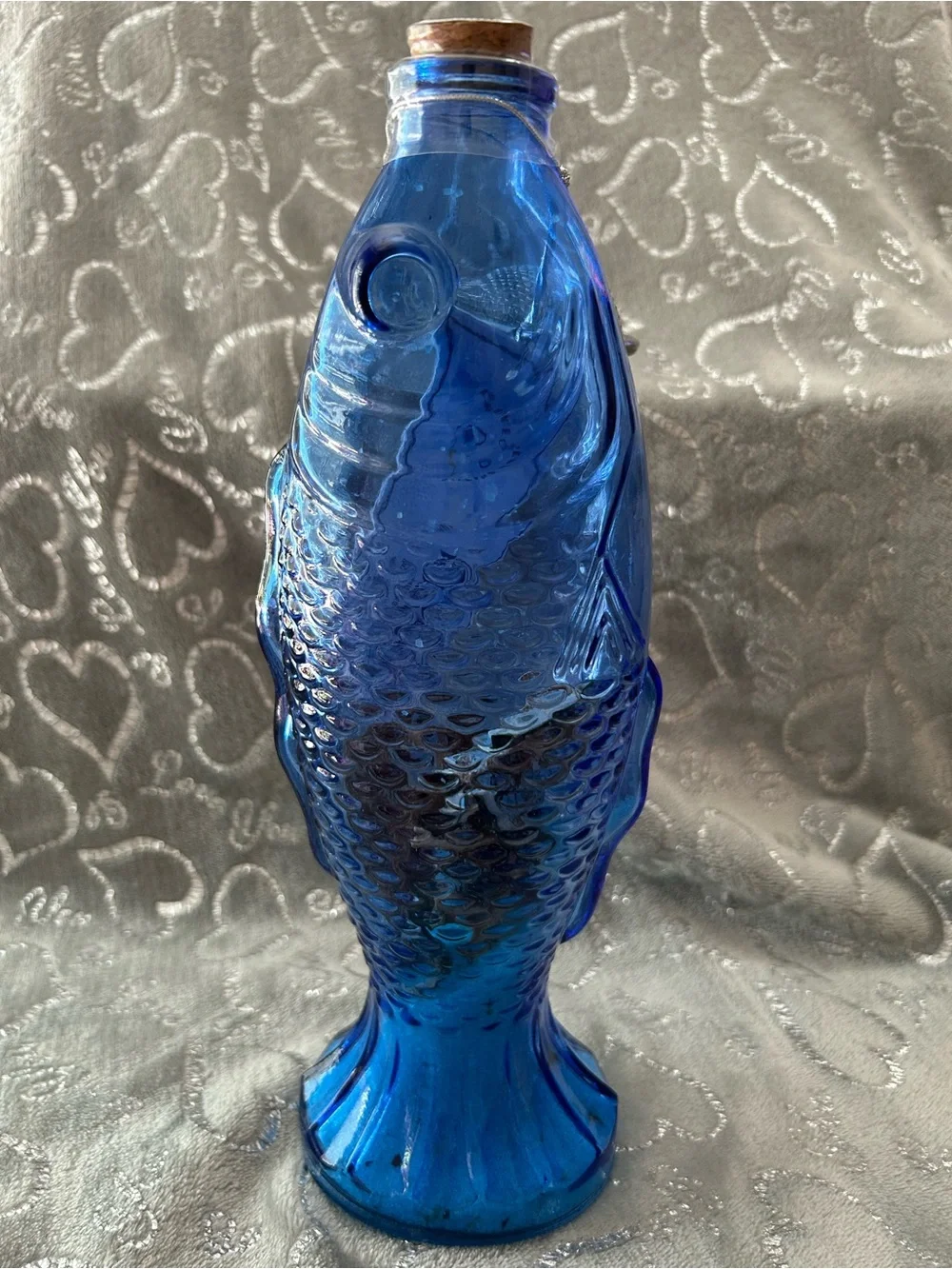NWT Rockwell Spirits, 15.2f Blue Enchantress, Fish-Shaped Margarita Mixer Bottle